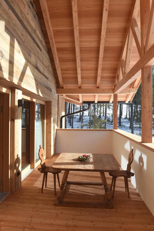 Les Ciases Chalets Dolomites San Vigilio Di Marebbe Exterior foto