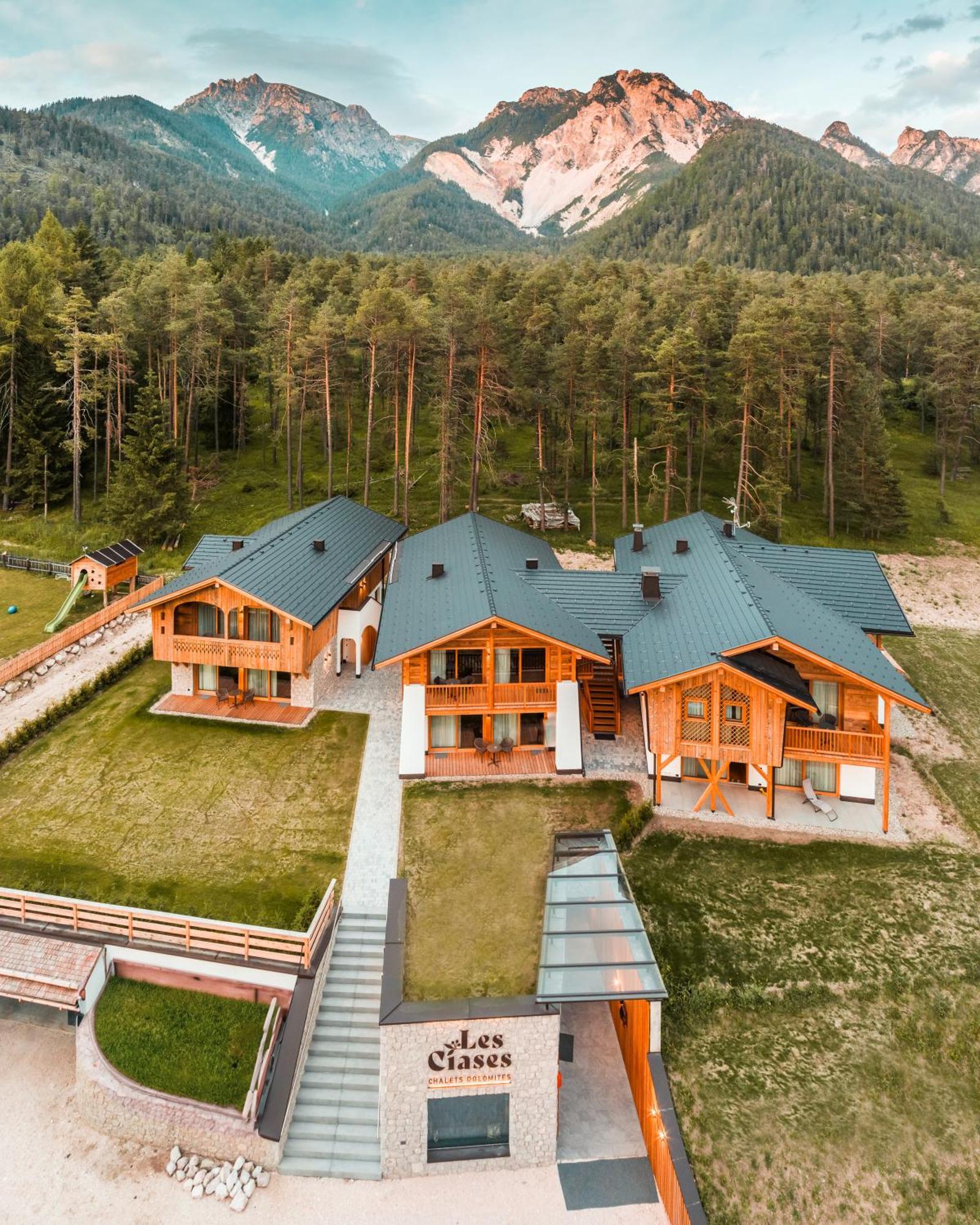 Les Ciases Chalets Dolomites San Vigilio Di Marebbe Exterior foto