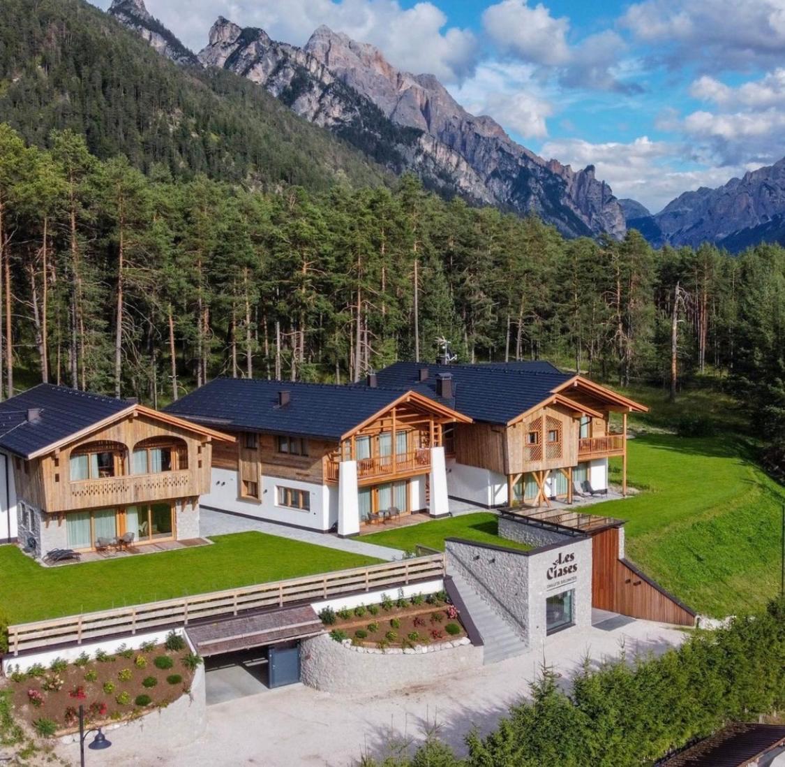 Les Ciases Chalets Dolomites San Vigilio Di Marebbe Exterior foto